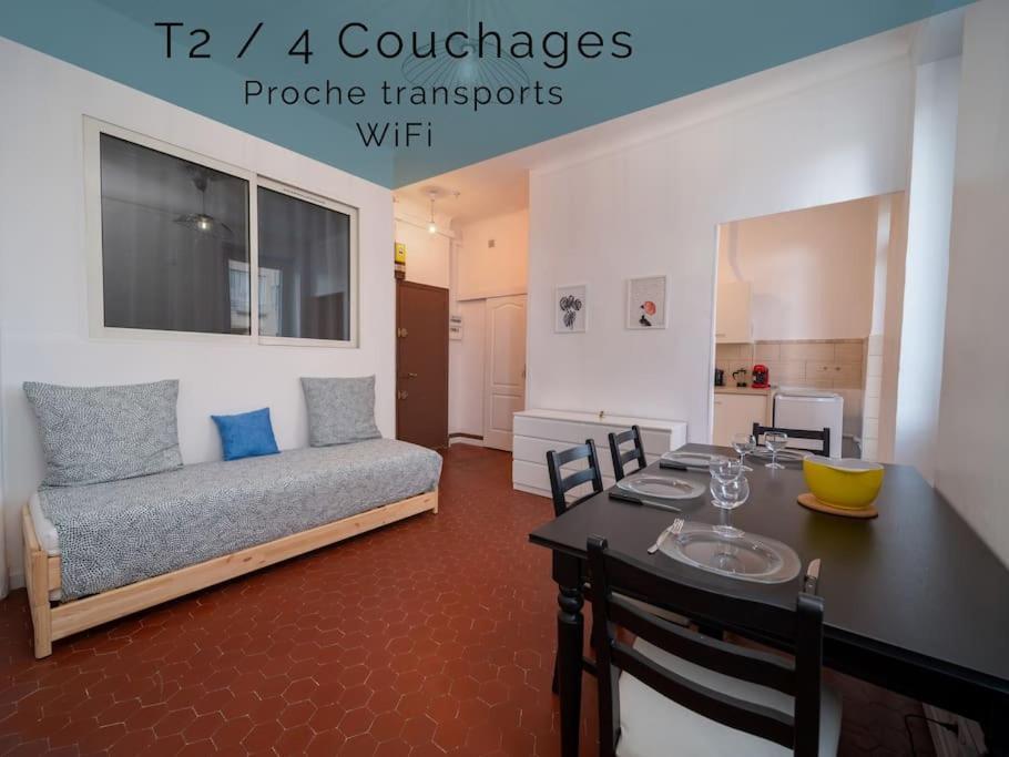 Appartement Tout Equipe 4 Couchages Belle De Mai Marseilles Buitenkant foto